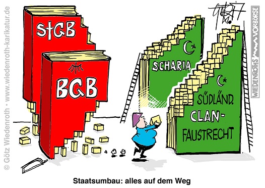 Islamischer Staatsumbau in Deutschland